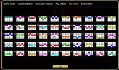 50 Dragons Slot Paylines