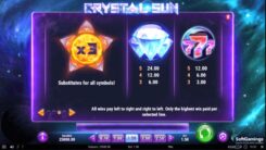 Crystal Sun Slot Game Wins