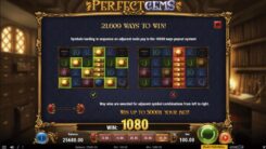 Perfect Gems Slot Game Wins