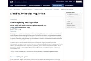 Australia Casino Gamling Regulation