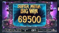 Dark Vortex Slot Super Mega Win