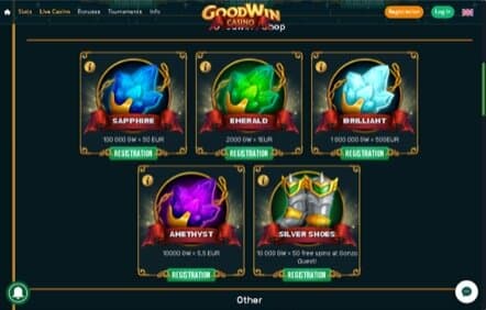 goodwin casino лотерея