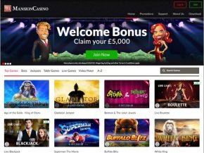 Mansion Casino Welcome Bonus 2