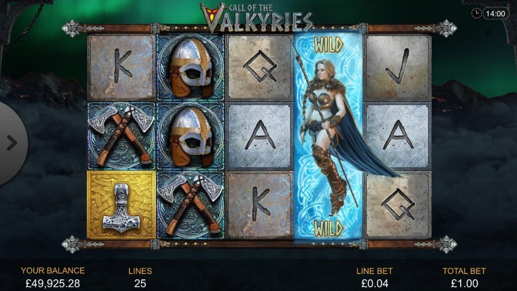 Play The New Call Of The Valkyries Slot From Playtech