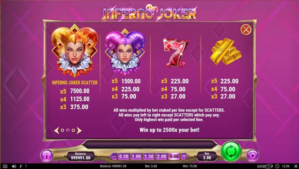 Inferno Joker Free Slots Game - Play FREE Now! Now Download