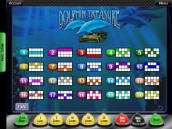 Dolphin Treasure paylines