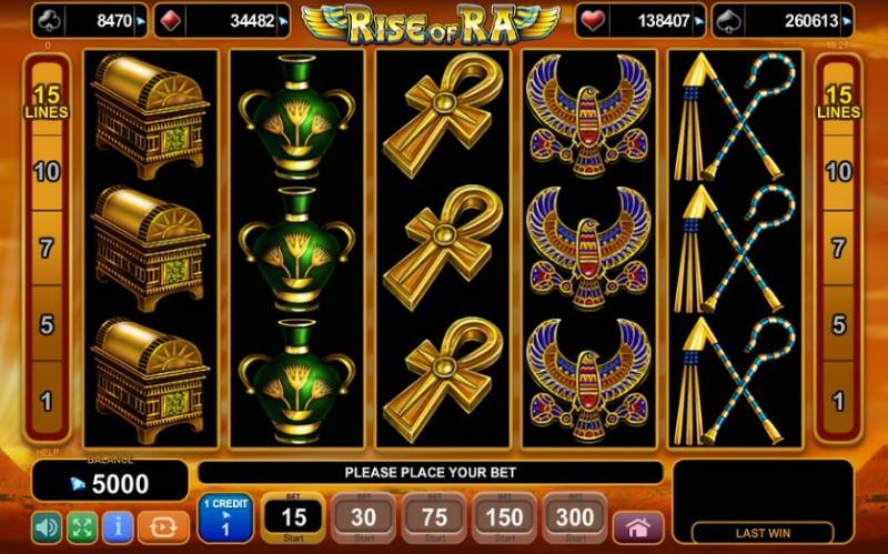 Dec 15, · The Rise of Ra slot game is an Ancient Egypt-themed casino, manufactured by ETG.It isn’t the only one in the world, as its theme is quite popular all around, with an uprising interest for archeology and ancient history, which is still covered with a /5(24).