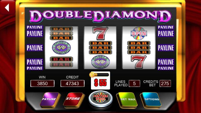 Double Diamond logo casino slot