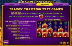 Dragon Champions Slot Terms