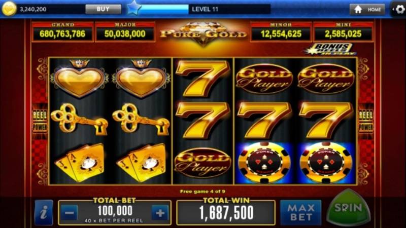 Pure Gold no download free spins