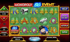 Monopoly Big Event free spins
