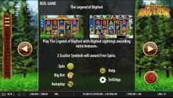 The Legend of Big Foot slot