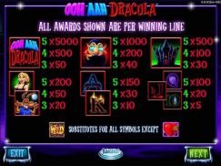 Ooh Aah Dracula Slot Machine free play