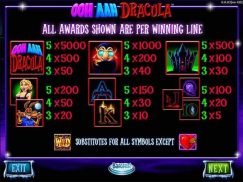 Ooh Aah Dracula Slot Machine free play
