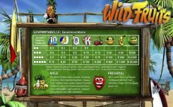 Wild Fruits free spins