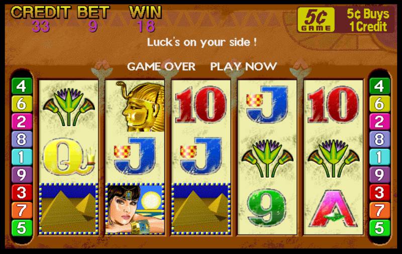 Relax with the No Download Queen of the Nile 2 Slots