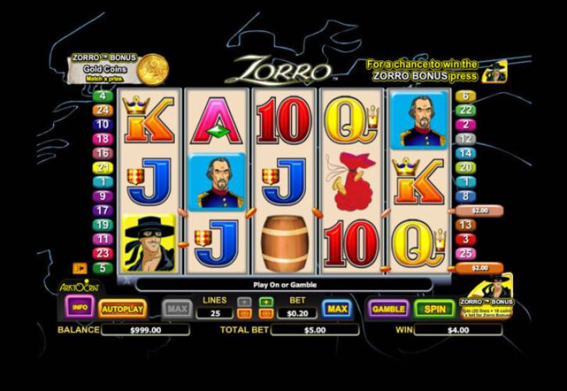  casino slot machines free play online Zorro Free Online Slots 