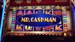 Mr. Cashman slot main menu