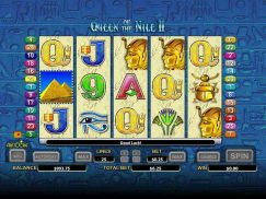 queen of the Nile II slot machine symbols