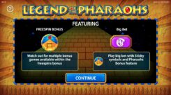 legend of the pharaohs features