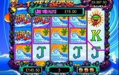 Wipeout slots free spins