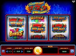 Triple Red Hot 777 free spins