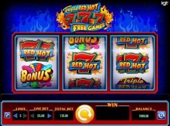 Triple Red Hot 777 free spins
