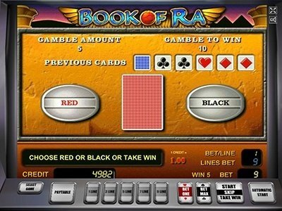 Red or Black Bet Book of Ra
