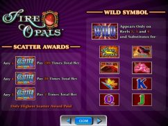 Fire Opals Free Slot Symbols