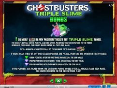Ghostbusters Triple Slime bonus