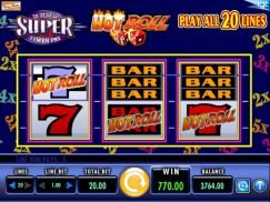 Super Times Pay Hot Roll free spins