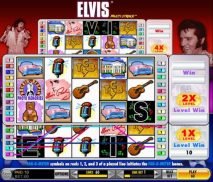 Elvis Multi-Strike slot symols