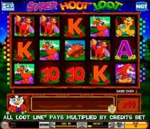 Super Hoot Loot free spins