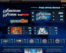 Siberian Storm Dual Play online free