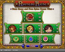 Nouveau Riche free spins