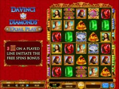DaVinci Diamonds Dual Play Slot Game Casino