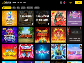 HeySpin Casino Featured Games