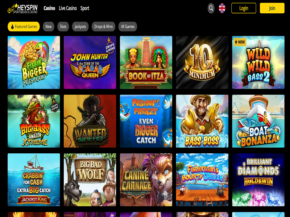 HeySpin Casino Games