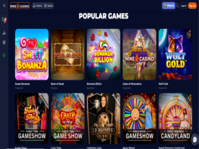 Nine Casino Popular games
