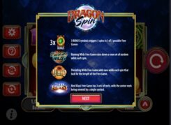 Dragon Spin Slot Game Reivew Symbols