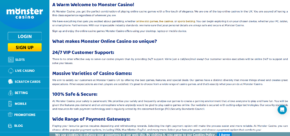 Monster Casino Massive Varieties of Casino Games