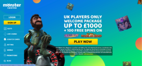 Monster Casino Welcome Bonus Slot Games