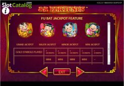 88-Fortunes-paytable jackpot feature