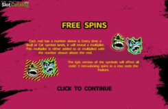 Chaos-Crew-free spins