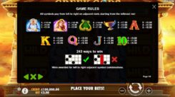 Greek Gods slot game symbols