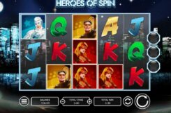 Heroes of Spin Slot Game Win