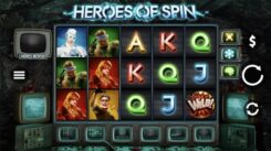 Heroes of Spin slot game Reel
