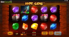 Hot-Gems-reels screen