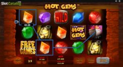 Hot-Gems-win screen