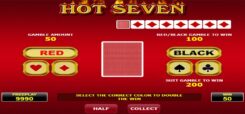 Hot Seven slot game gamble